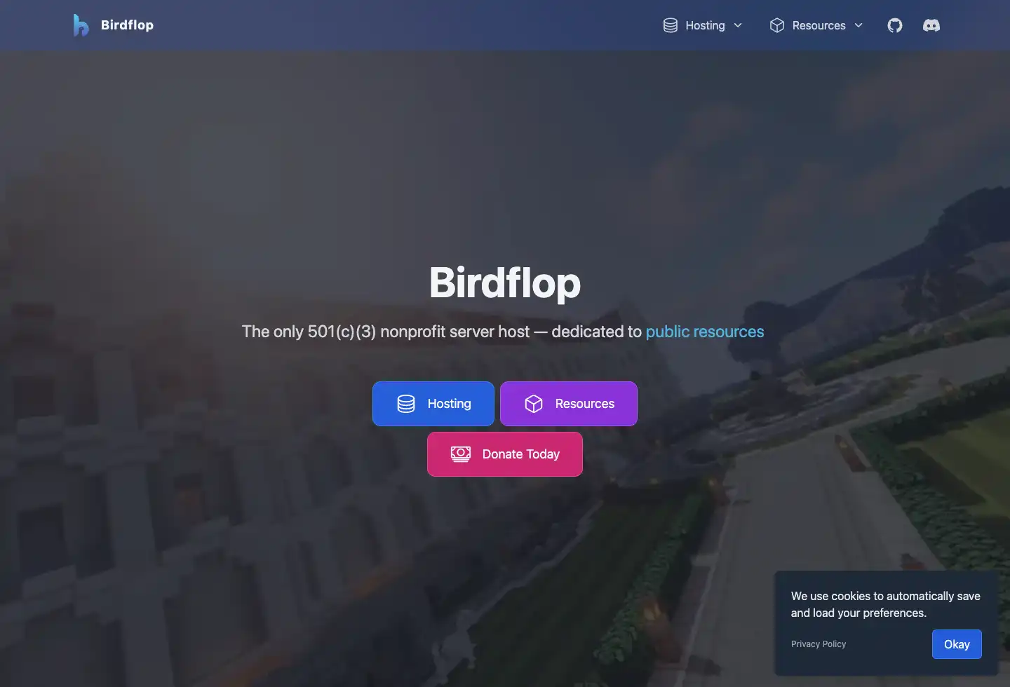 Birdflop - Minecraft Hosting & Resources
